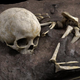 Virtual reconstruction of the child’s position within the burial pit.